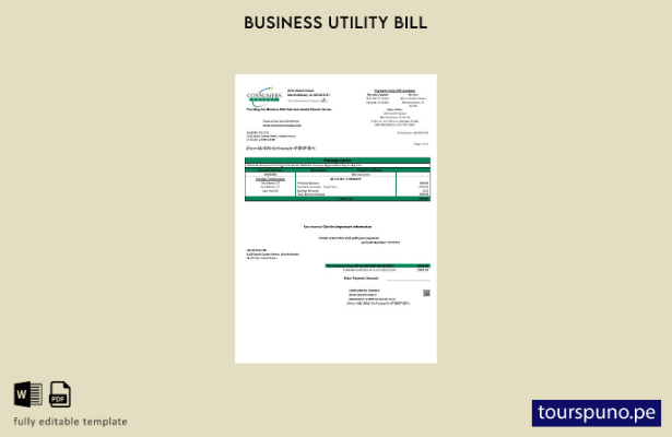 lista para imprimir plantilla de factura de servicios públicos de EE. UU. Iowa C
